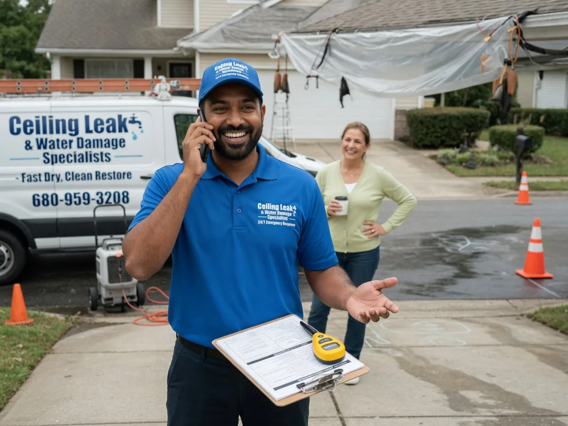 Ceiling Leak Cleanup Hope Mills, NC FAQs